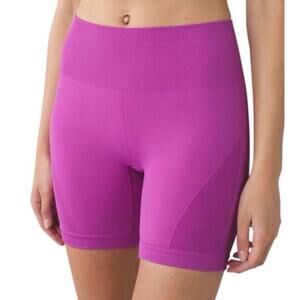 Lululemon Sculpt Shorts Pink Seamless Compression Size 4